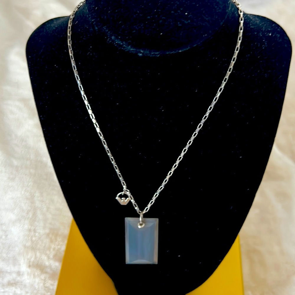 Emporio Armani with Jade stone pendant necklace